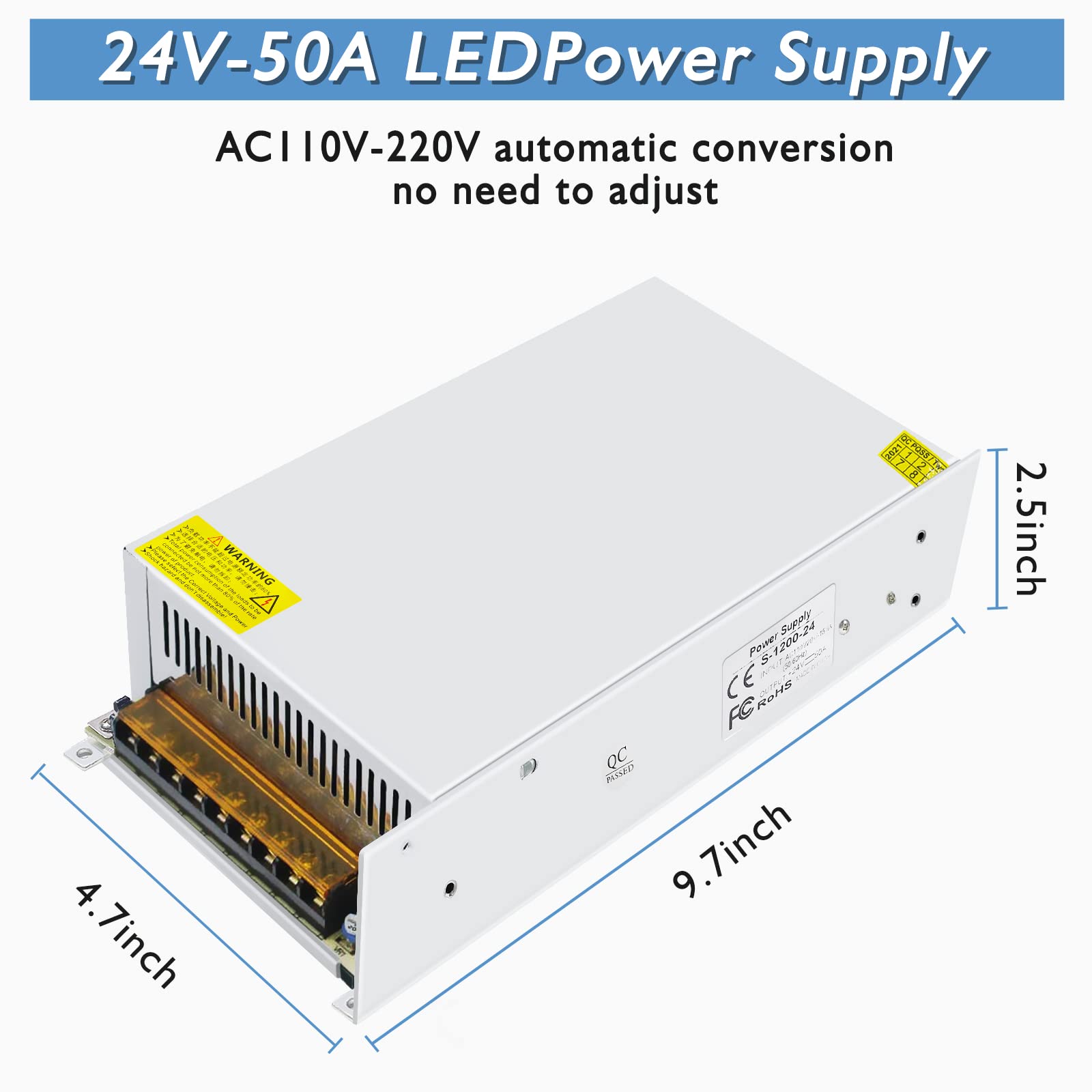 BOSYTRO 24V DC電源 1200W AC - DCコンバーターSMPS BOSYTRO 24V DC電源 1200W AC - DCコンバーターSMPS 電源ユニット